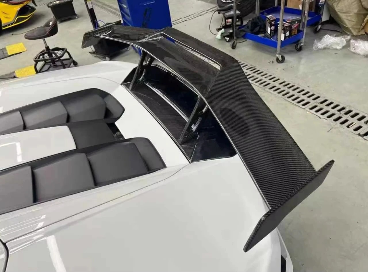 High Quality Fast Delivery Whole Sale Price Dry Carbon Fiber EVO OD Style Spoiler Wing Body Kits for  Huracan EVO